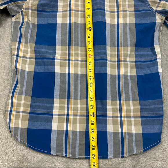 Basic Code Men’s Button Down Short Sleeve Shirt Size Large - Picture 6 of 7